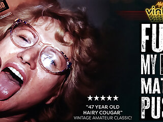 Young Guy Fucking Mature Hairy Nympho Ricarda In This Amateur Vintage Adult Classic