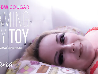 Ohana Is A 42 Year Old Blonde BBW Cougar Who Loves To Play With Her Pink Vibrating Toy